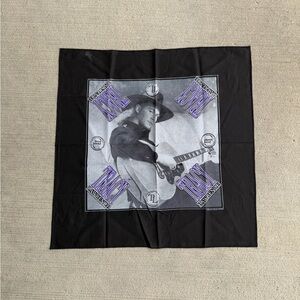 Vintage 90s Tracy Lawrence Bandana Scarf Handkerchief Country Music Concert